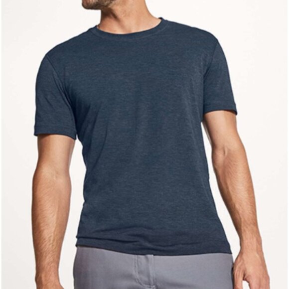Lululemon 5 Year Basic Tee Mens Large Navy Blue Relaxed Fit Crew Neck Stretch - Picture 1 of 12